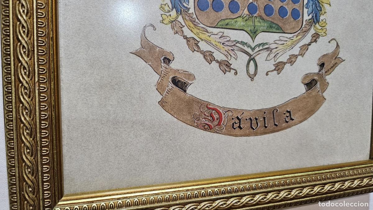 Otros objetos de arte: cuadro con escudos familiar - Foto 4