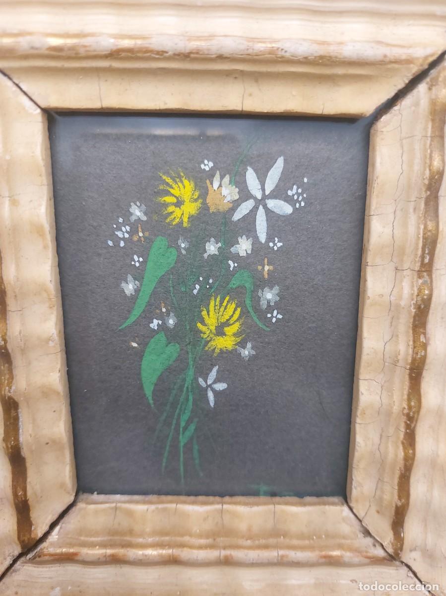 Otros objetos de arte: OBRA PINTADA MUY ANTIGUA ENMARCADA - Foto 5