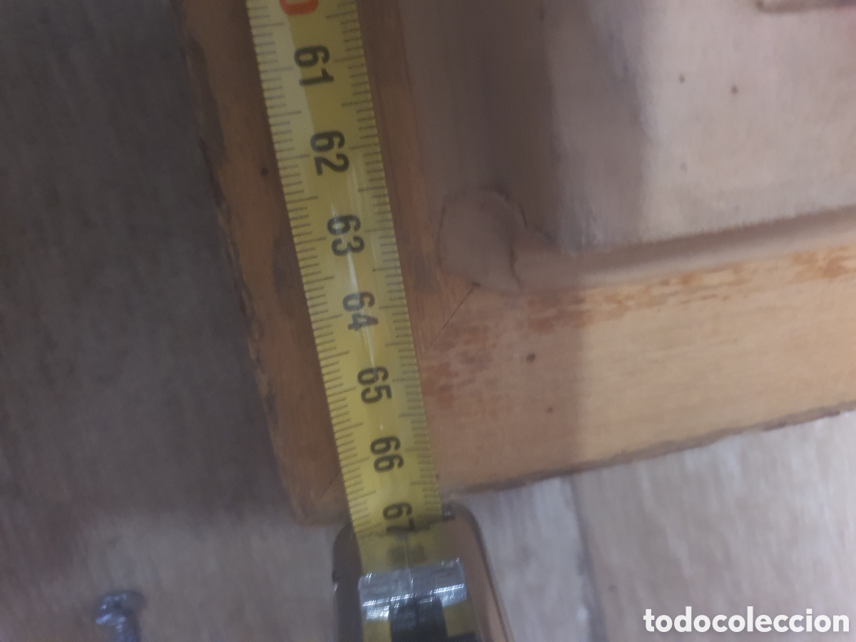 Otros objetos de arte: Marco de madera tallada con impresi&oacute;n de &aacute;ngeles - Foto 9