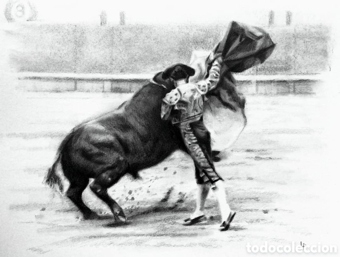 Otros objetos de arte: L&aacute;minas Joselito, Belmonte y Rafael El Gallo - Foto 2