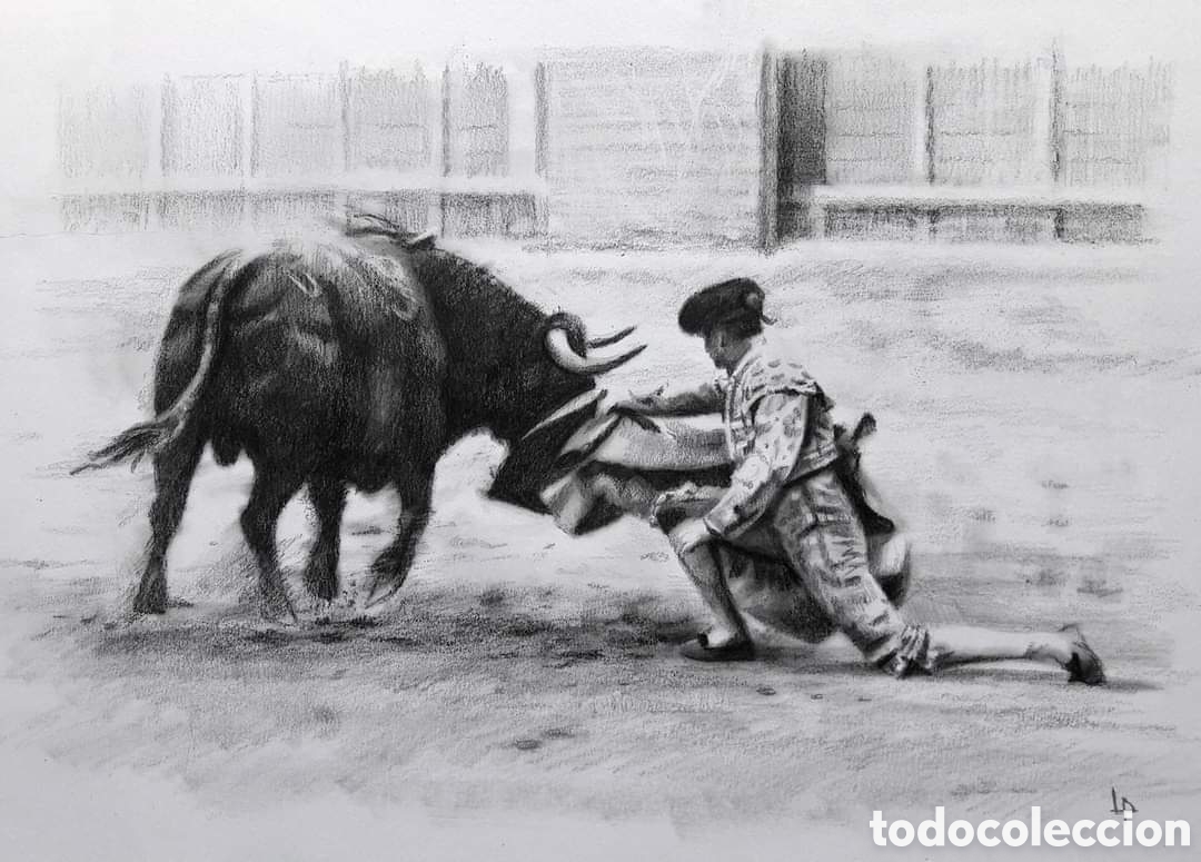 Otros objetos de arte: L&aacute;minas Joselito, Belmonte y Rafael El Gallo - Foto 3