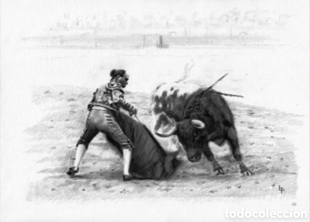 Otros objetos de arte: L&aacute;minas Joselito, Belmonte y Rafael El Gallo - Foto 4