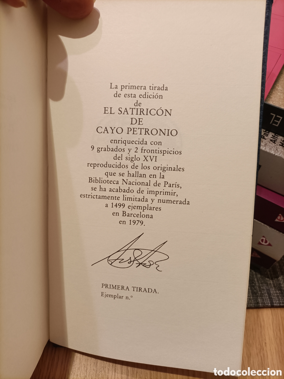 Otros objetos de arte: Edici&oacute;n Lujo,Petronio Satiricon,a&ntilde;o 1979 - Foto 8