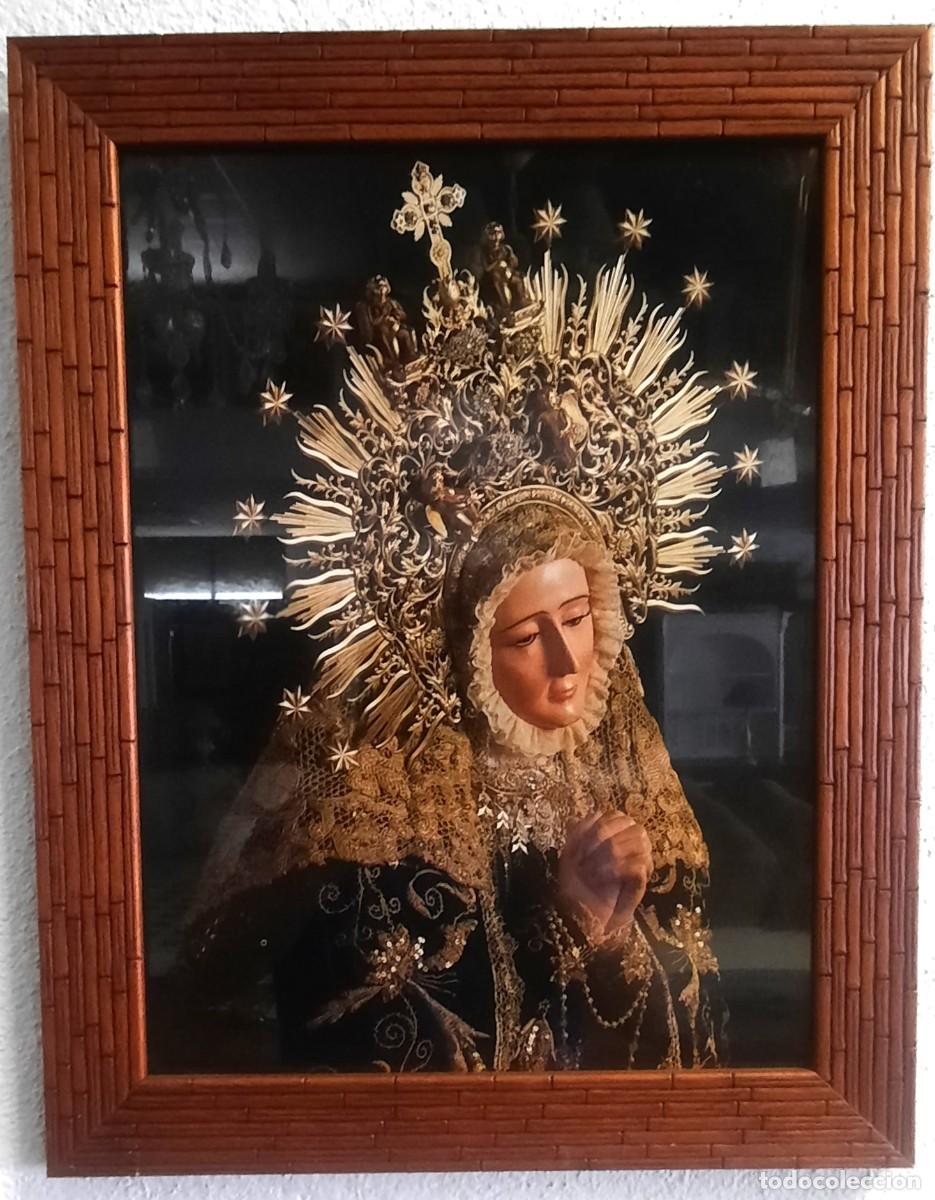 Otros objetos de arte: CUADRO CON LAMINA Y CRISTAL , VIRGEN 38 X 48 - Foto 1