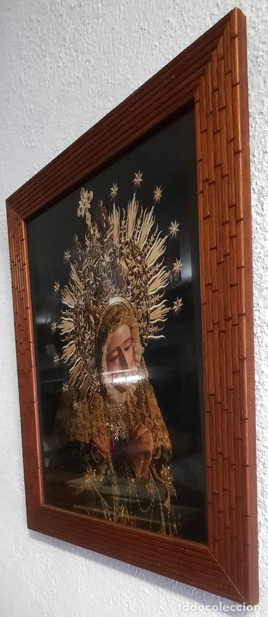 Otros objetos de arte: CUADRO CON LAMINA Y CRISTAL , VIRGEN 38 X 48 - Foto 2
