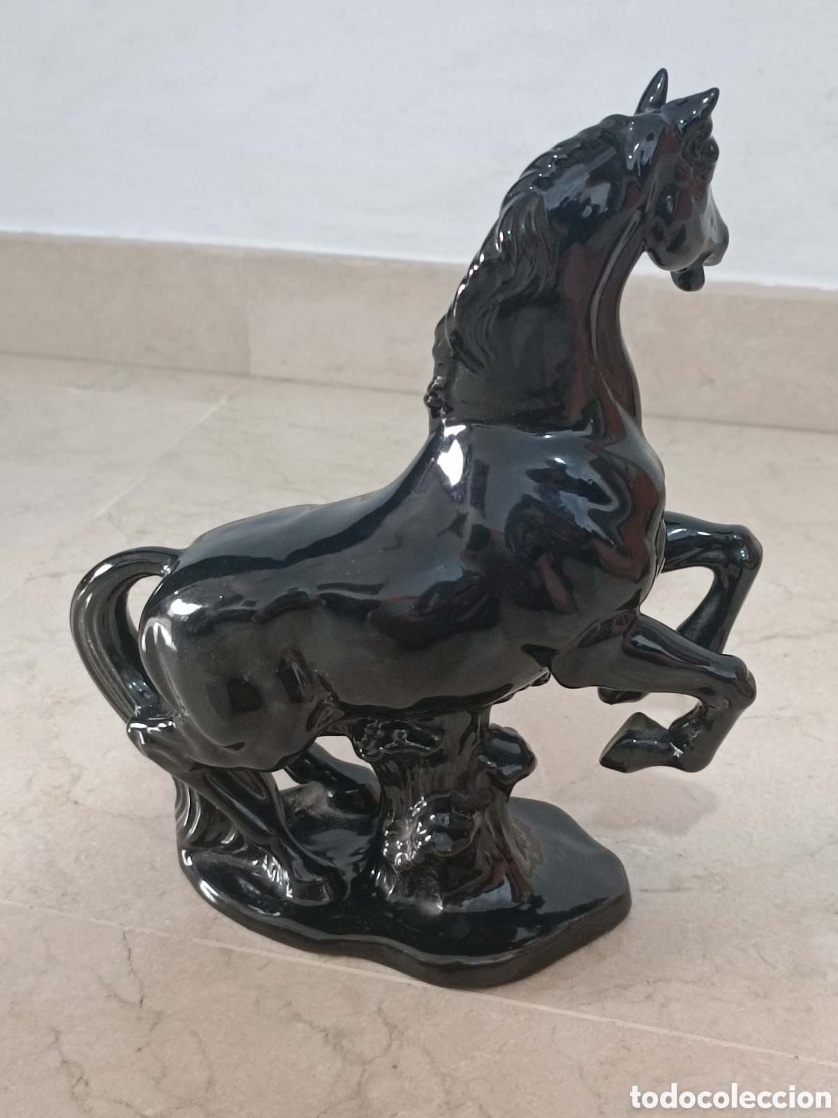 Otros objetos de arte: Caballo negro porcelana - Foto 3
