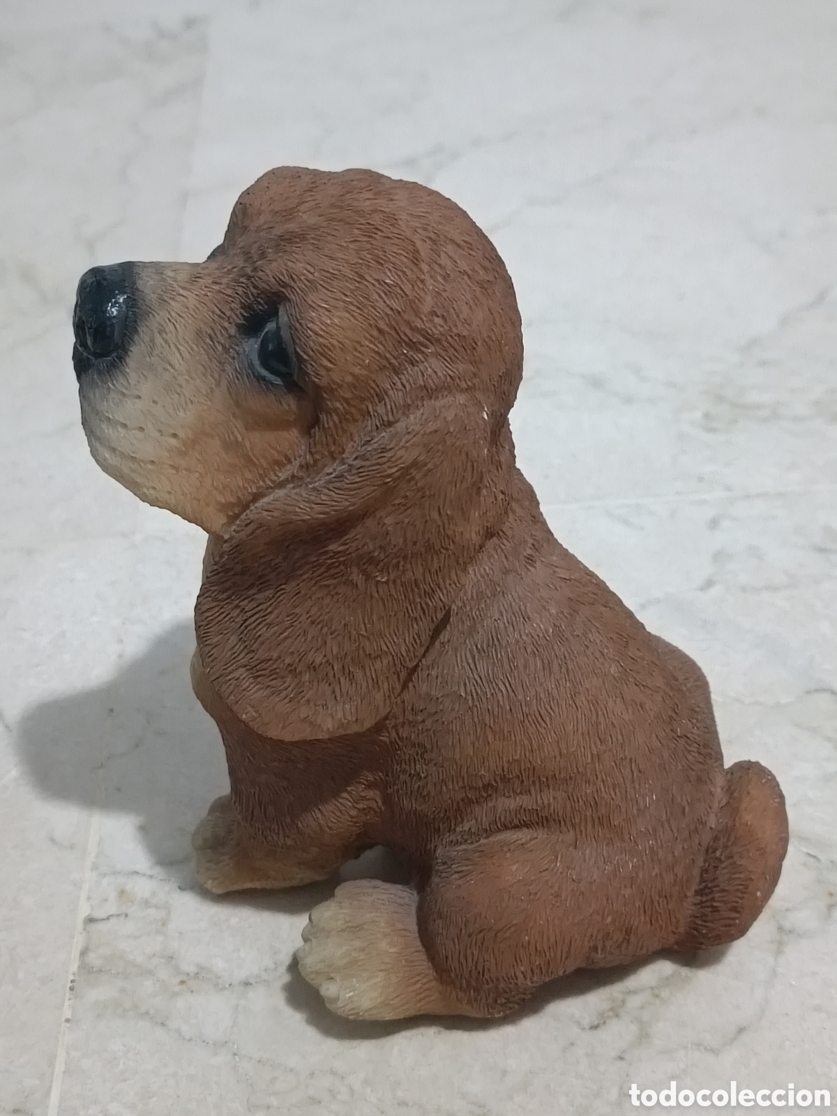 Otros objetos de arte: Figura cachorro perro - Foto 2