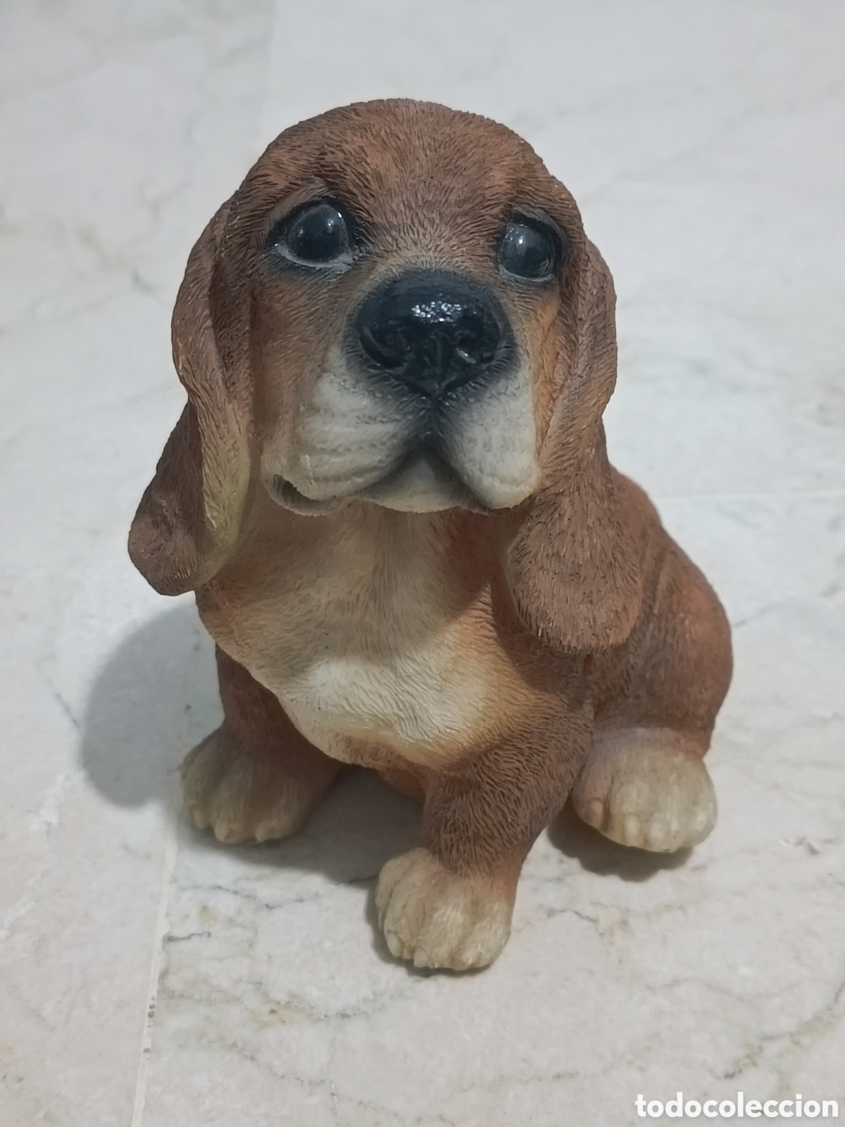 Otros objetos de arte: Figura cachorro perro - Foto 1