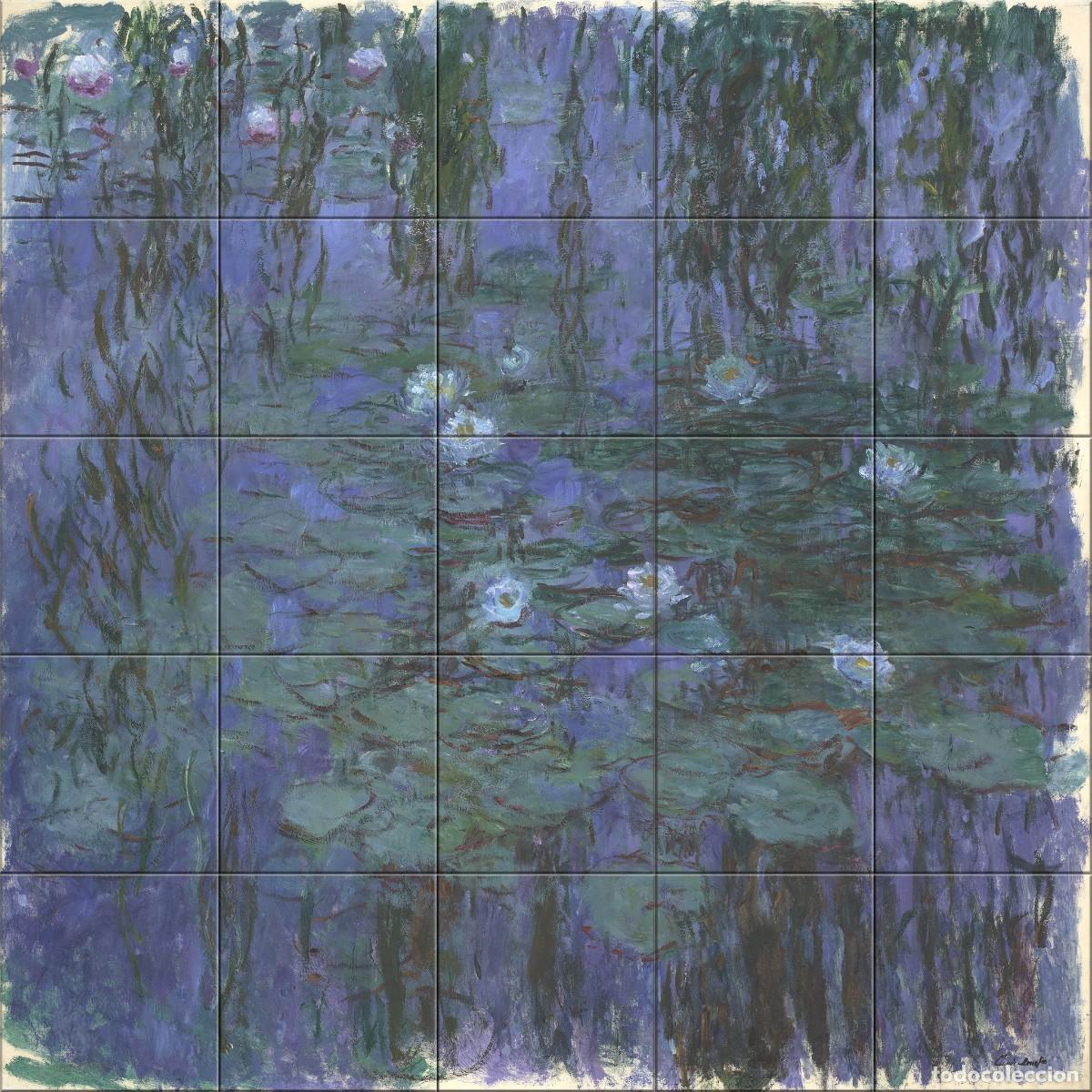 Otros objetos de arte: &rdquo;Nen&uacute;fares azuis&rdquo; de Claude Monet - Foto 1