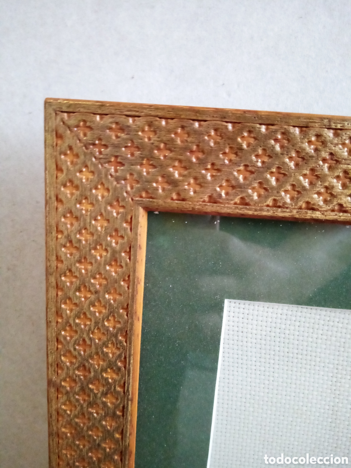 Otros objetos de arte: Cuadro a punto de cruz hecho a mano - Foto 4