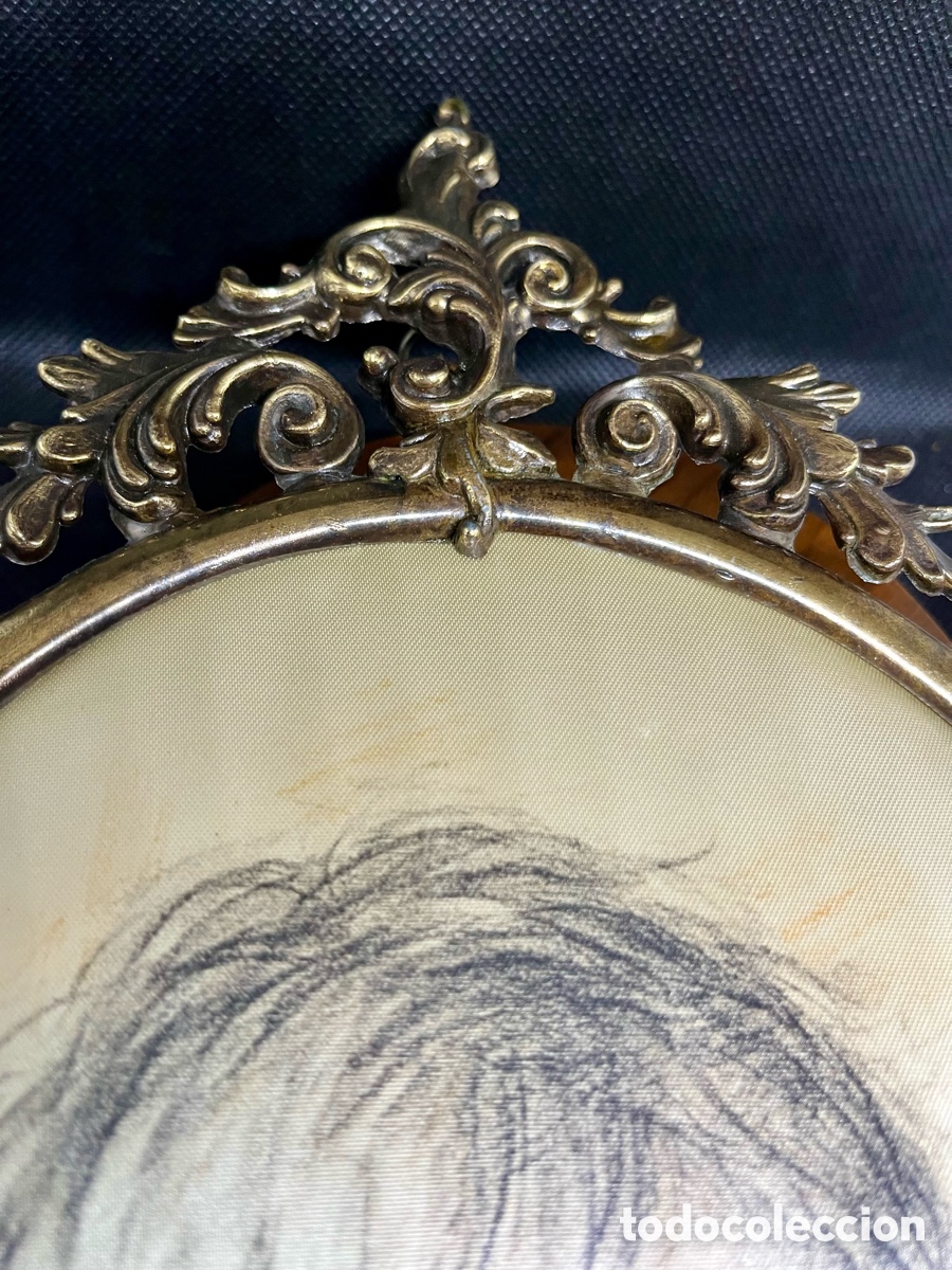 Otros objetos de arte: CUADRO DE NI&Ntilde;O SOBRE SEDA 33 x 23 cm - Foto 2
