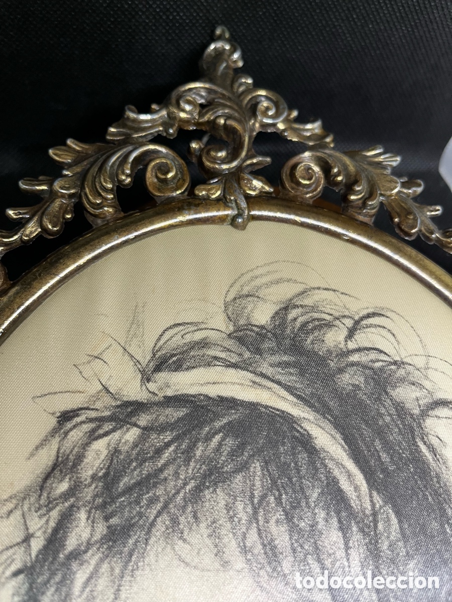 Otros objetos de arte: CUADRO DE NI&Ntilde;A SOBRE SEDA 33 x 23 cm - Foto 2