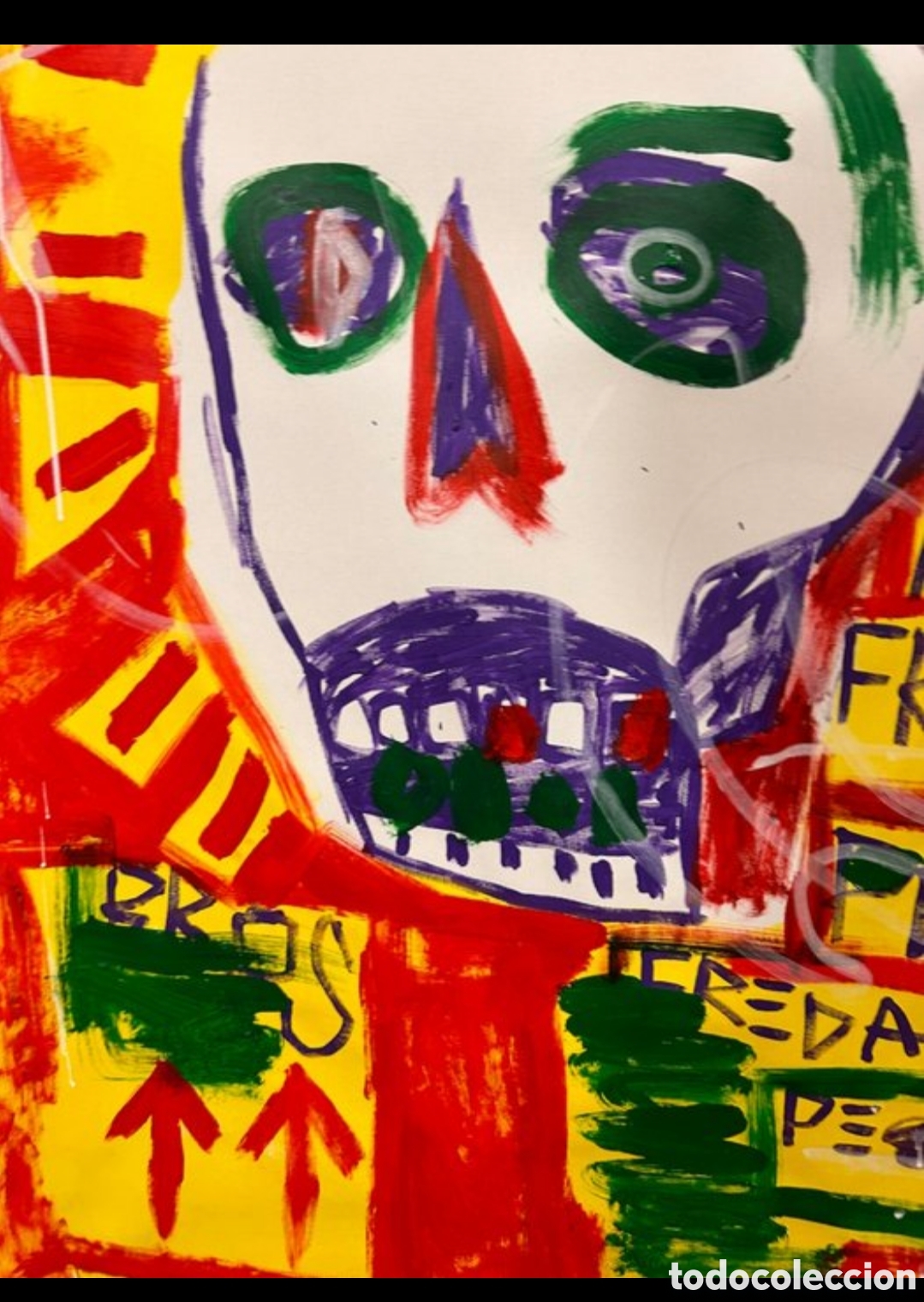 Otros objetos de arte: Freda People- Rare Basquiat - Foto 3
