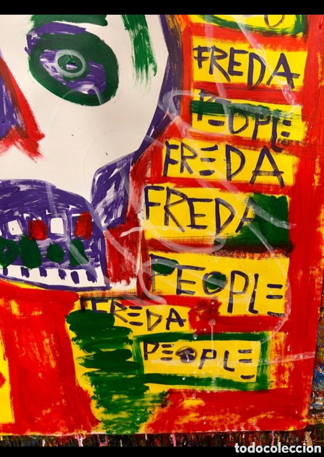 Otros objetos de arte: Freda People- Rare Basquiat - Foto 4
