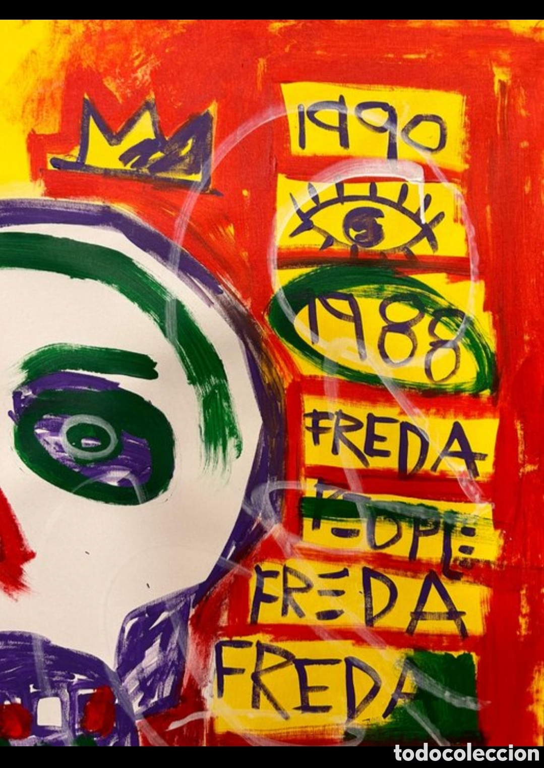 Otros objetos de arte: Freda People- Rare Basquiat - Foto 5