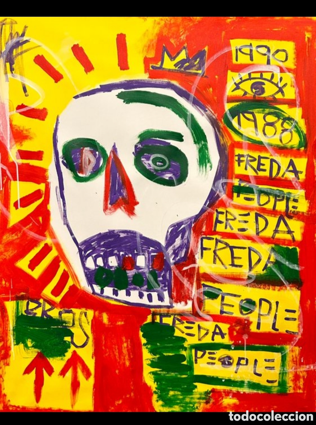Otros objetos de arte: Freda People- Rare Basquiat - Foto 1