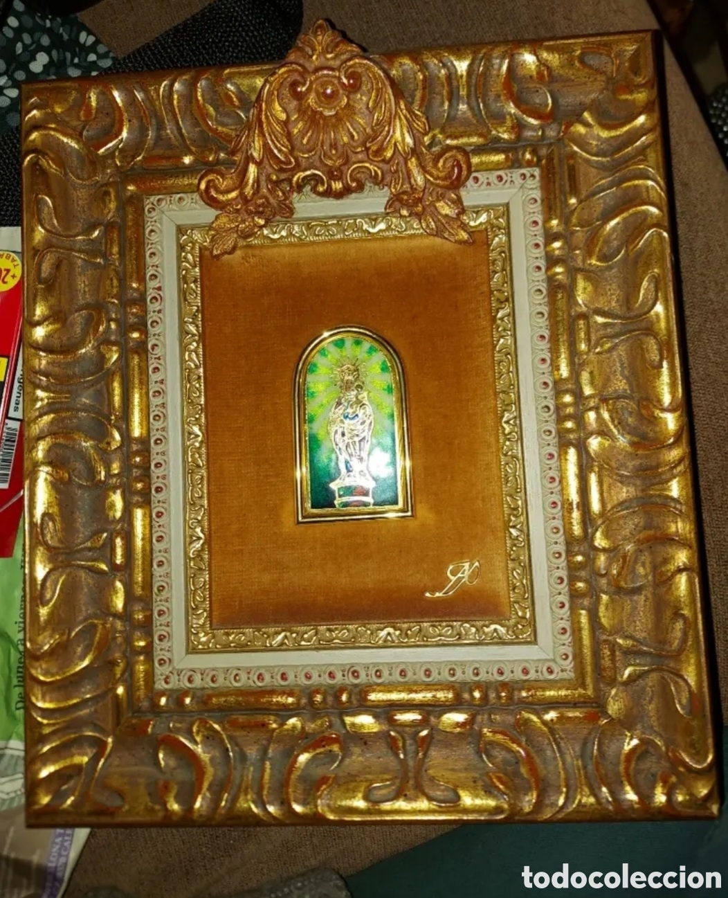 Otros objetos de arte: Arte Espa&ntilde;ol Oro 24Kl - Foto 1