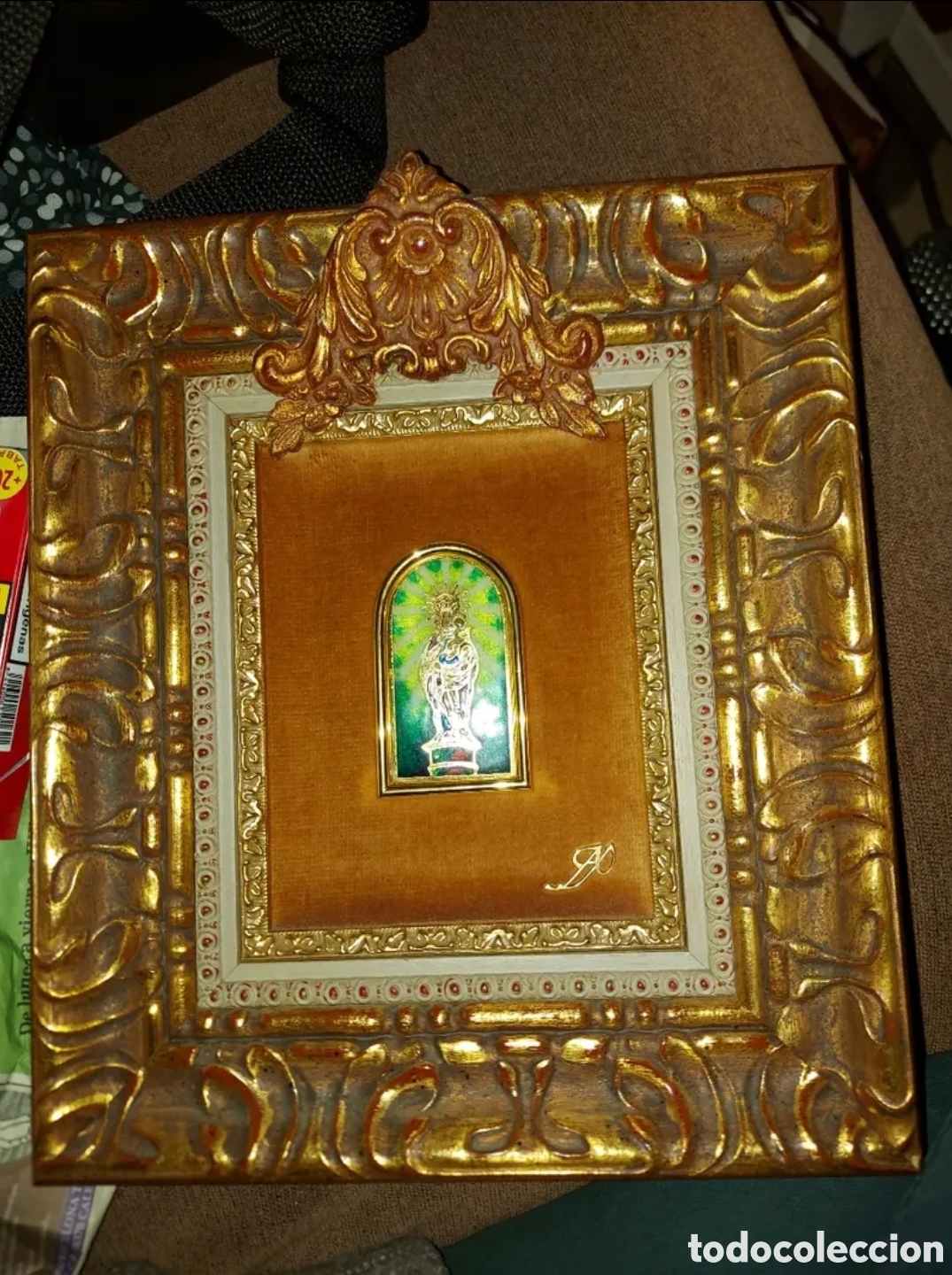 Otros objetos de arte: Arte Espa&ntilde;ol Oro 24Kl - Foto 2