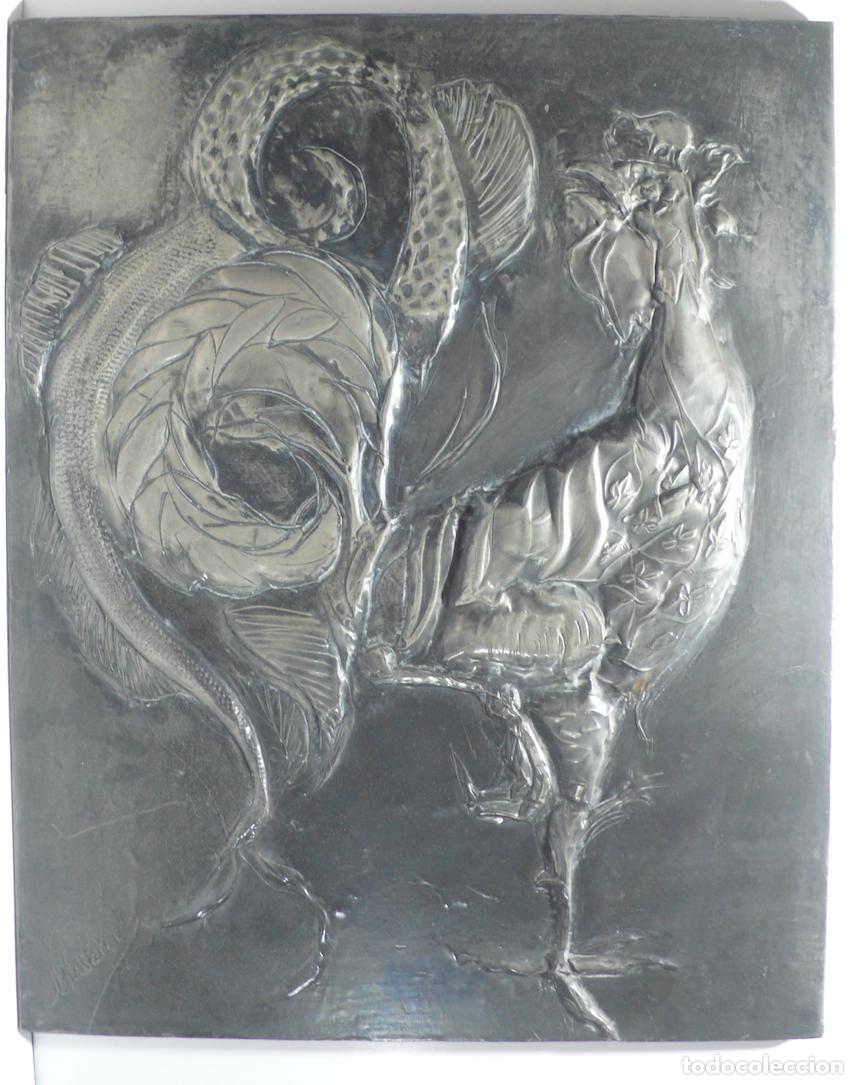 Otros objetos de arte: RELIEVE EN ESTA&Ntilde;O DE GALLO - Foto 2