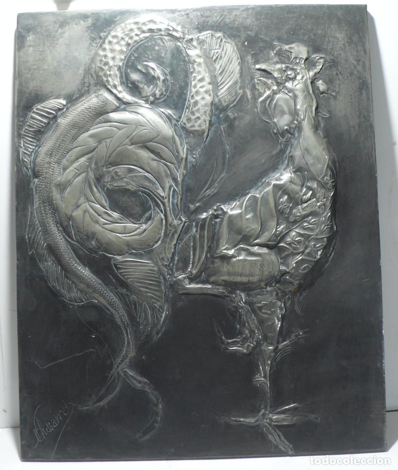 Otros objetos de arte: RELIEVE EN ESTA&Ntilde;O DE GALLO - Foto 3