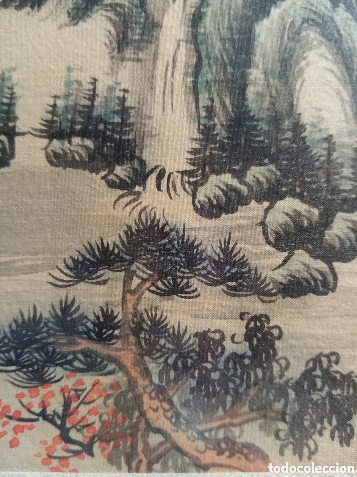 Otros objetos de arte: Pintura china sobre seda - Foto 4