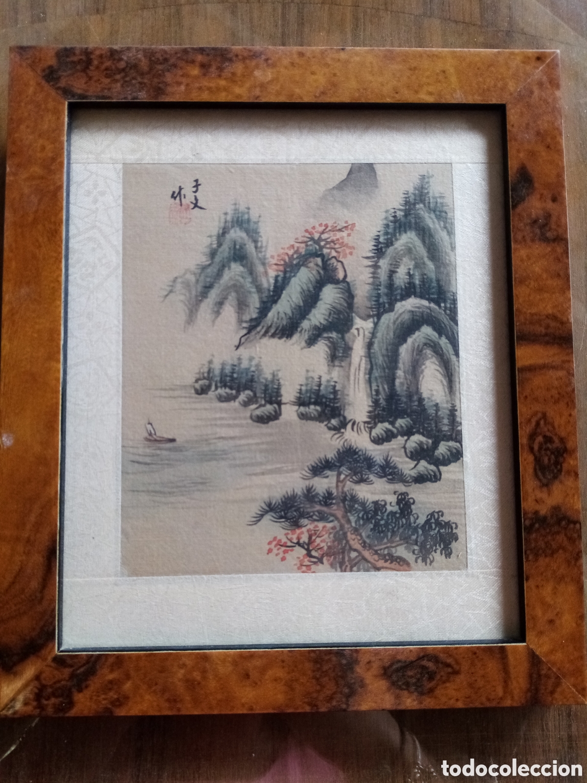 Otros objetos de arte: Pintura china sobre seda - Foto 1