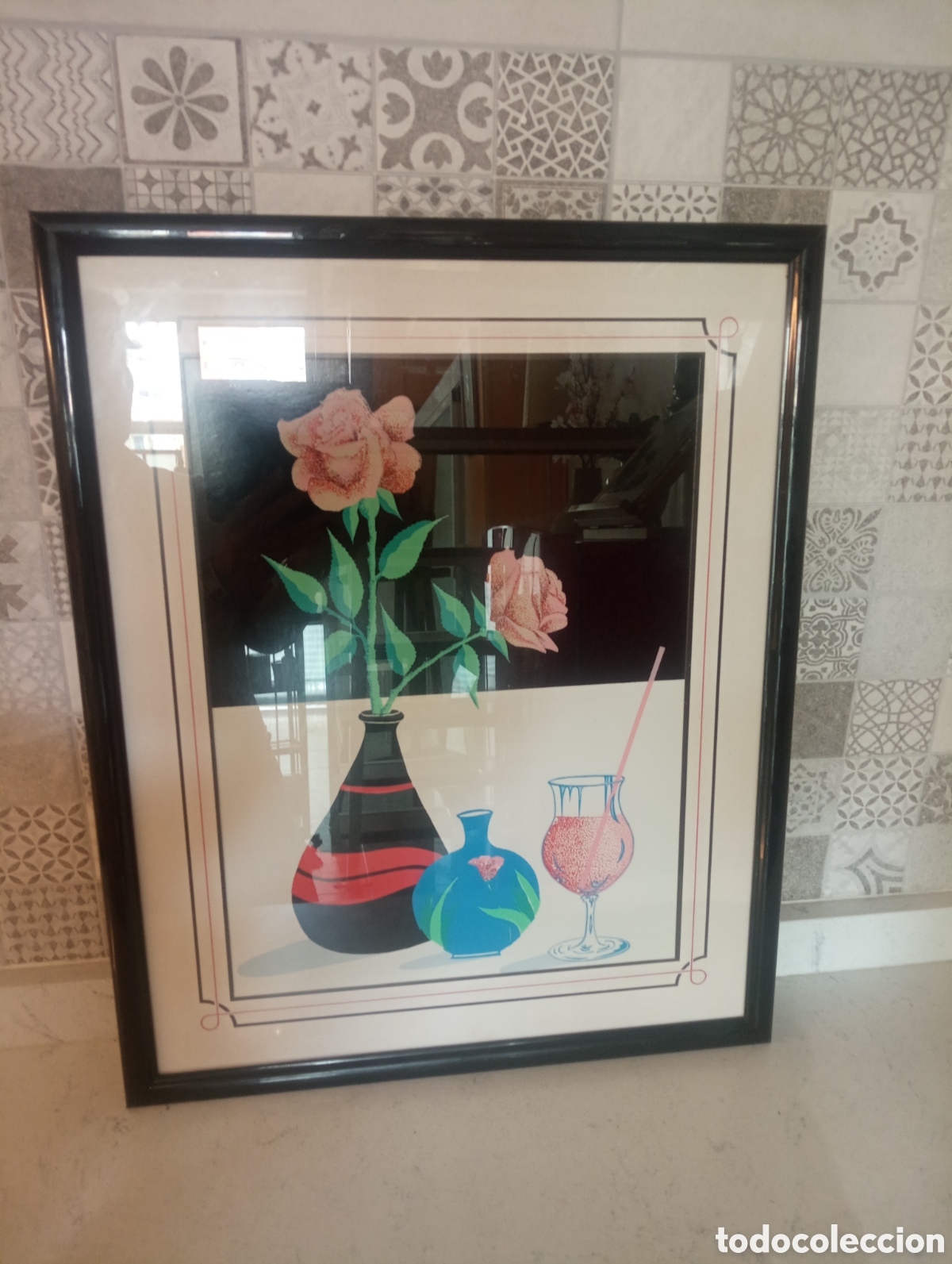 Otros objetos de arte: Cuadro decorativo con marco - Foto 1
