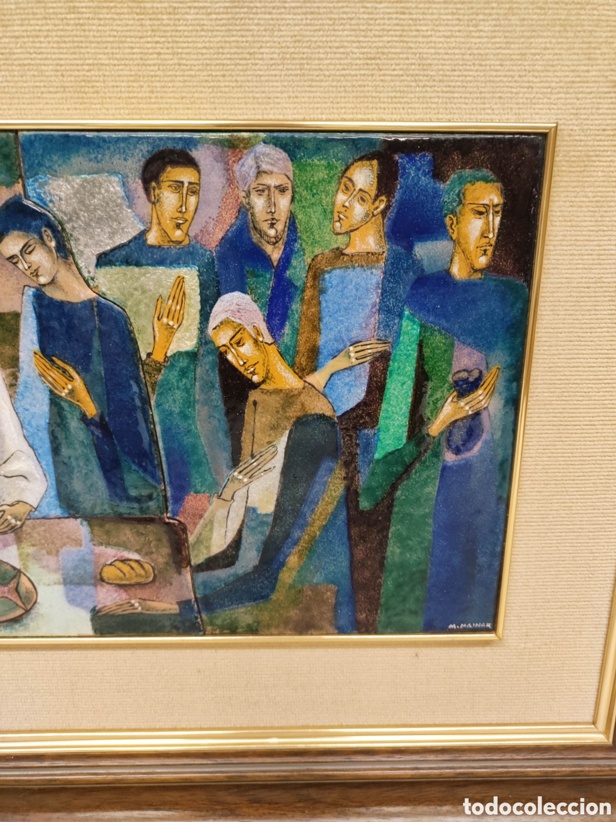 Otros objetos de arte: Esmalte Montserrat Mainar &Uacute;ltima Cena - Foto 4