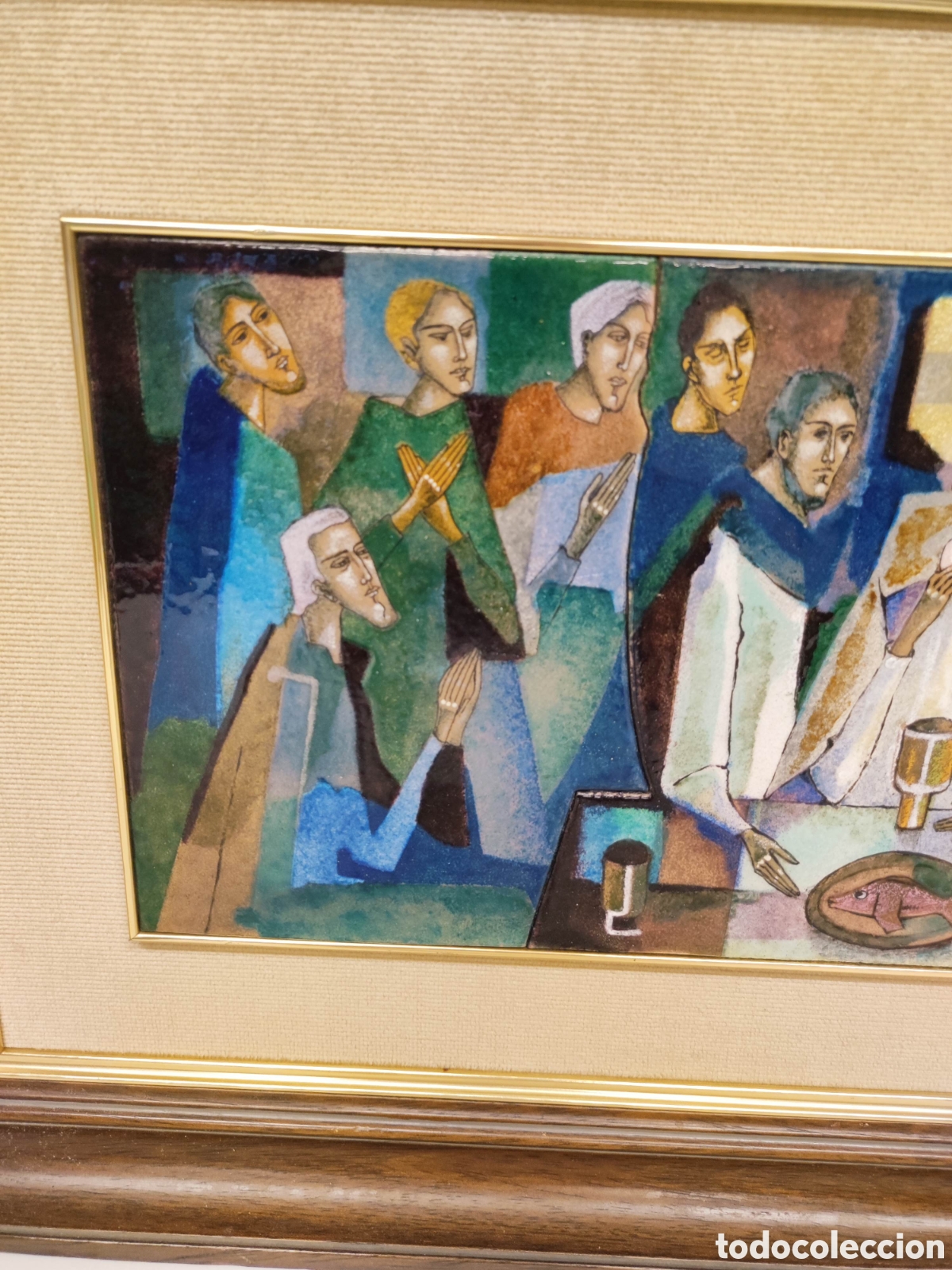 Otros objetos de arte: Esmalte Montserrat Mainar &Uacute;ltima Cena - Foto 5