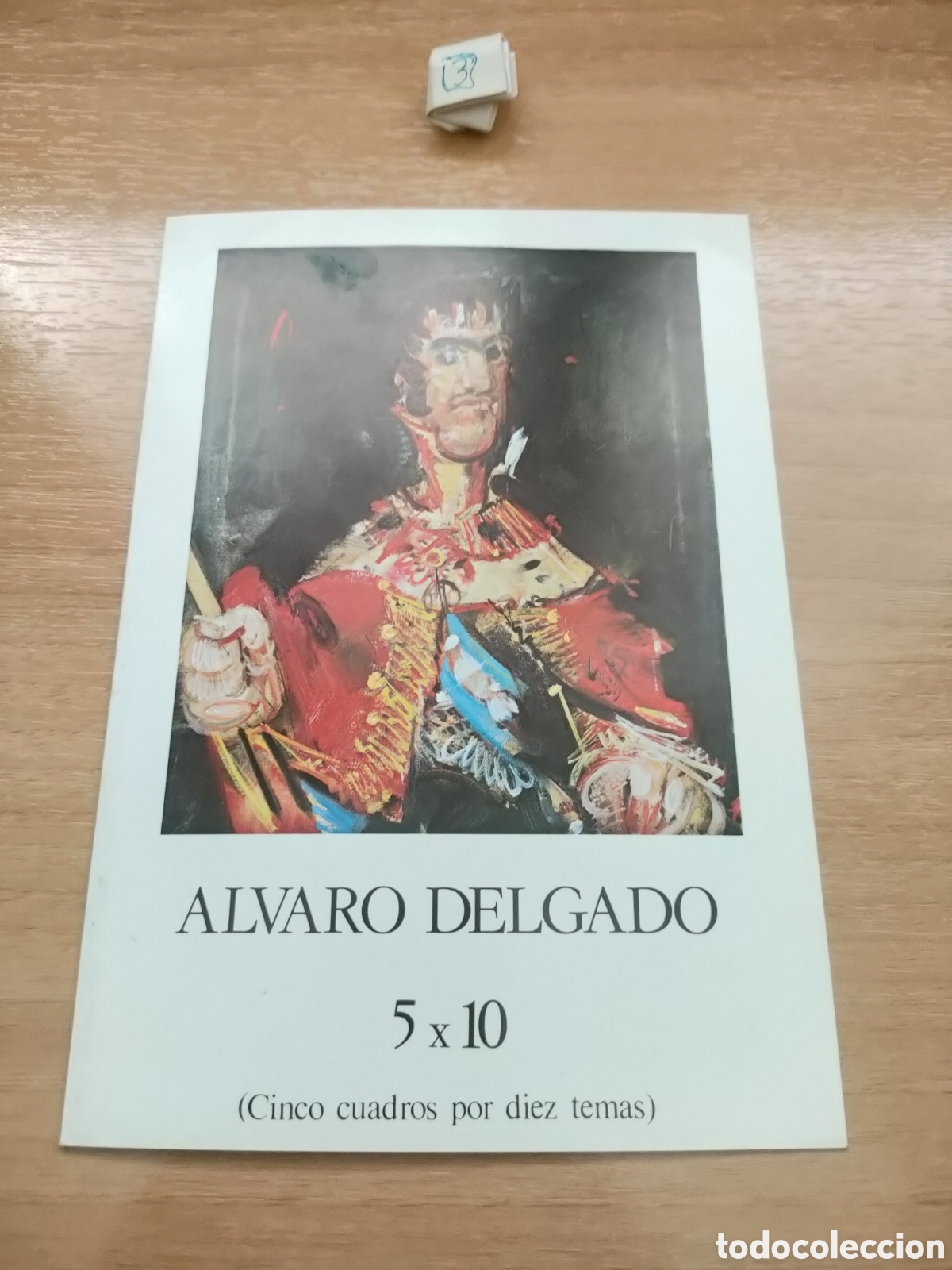 Otros objetos de arte: &Aacute;lvaro Delgado 5x10 d&iacute;ptico Sala Libros 1977 - Foto 1