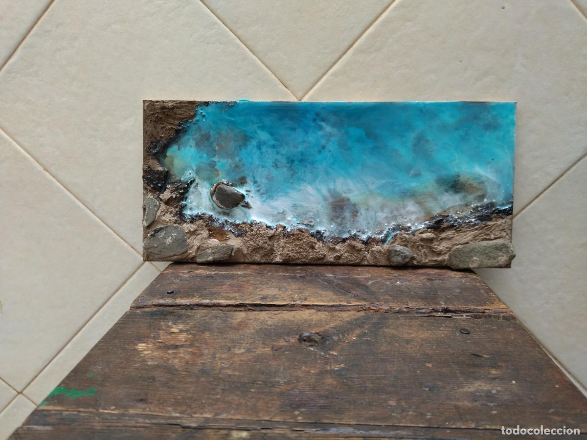 Otros objetos de arte: cuadro de madera con resina cala - Foto 4