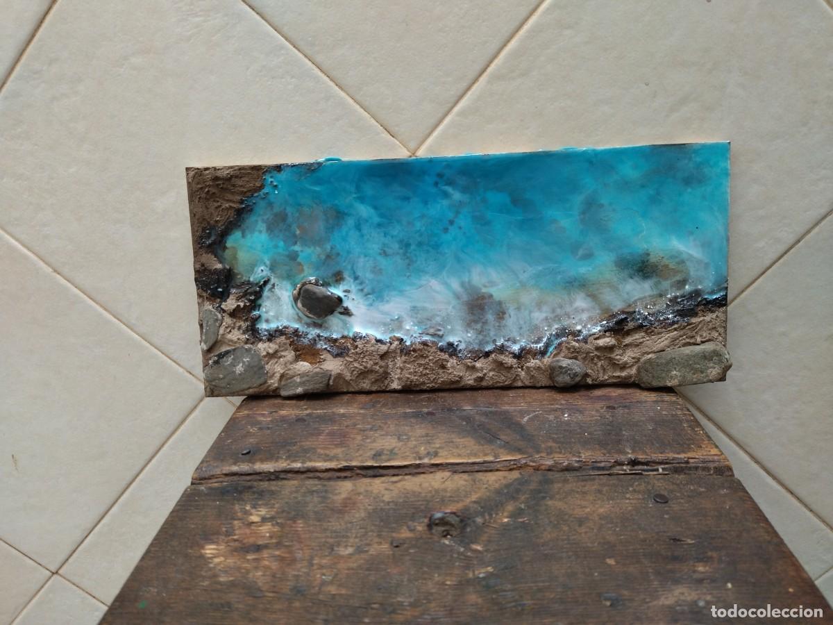 Otros objetos de arte: cuadro de madera con resina cala - Foto 5