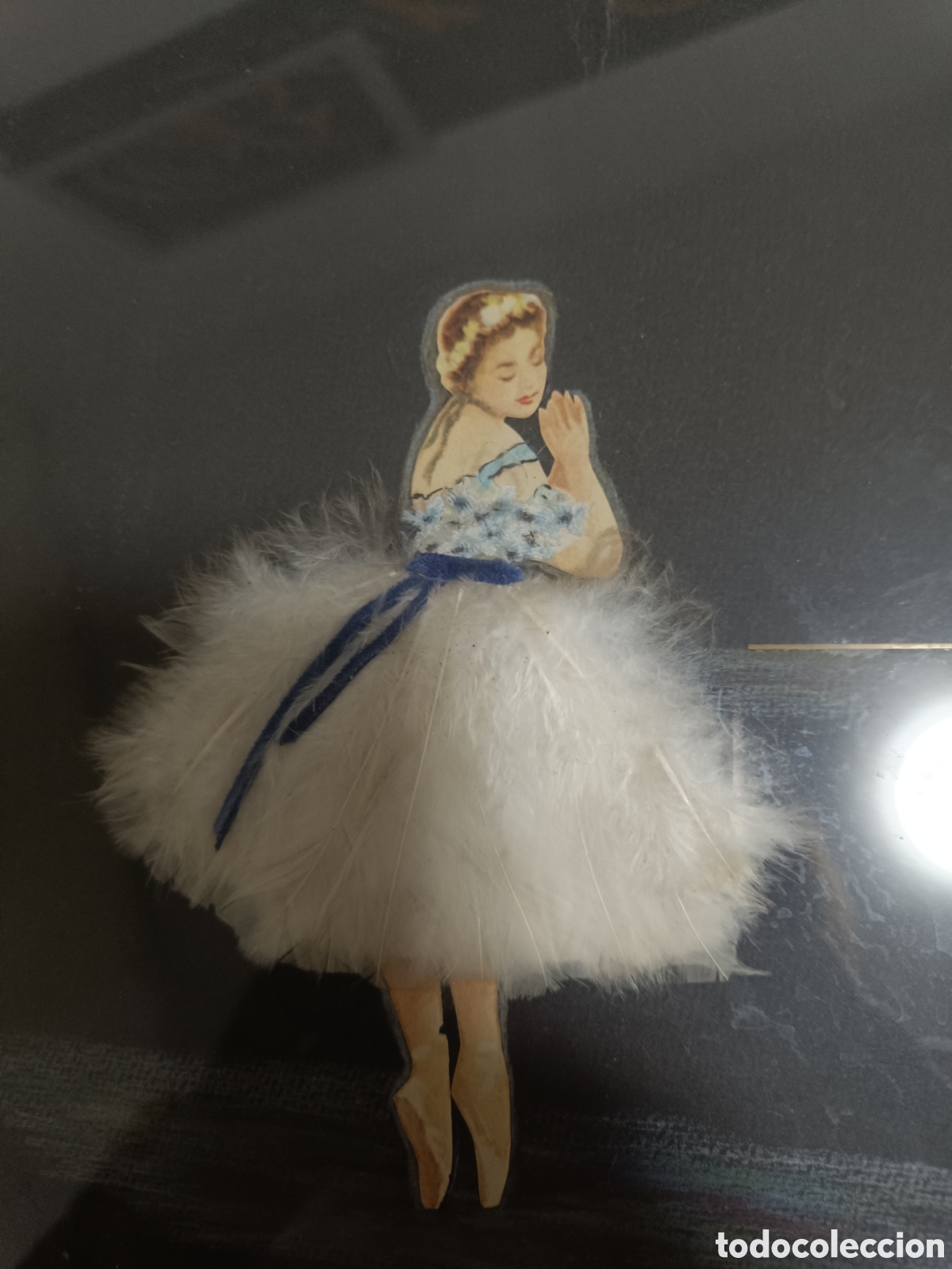 Otros objetos de arte: Cuadro de bailarina hecho a mano - Foto 2