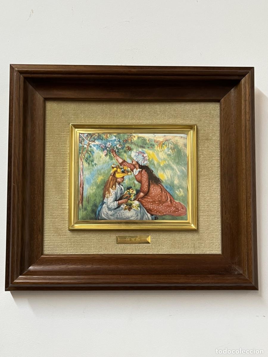 Otros objetos de arte: Bonito esmalte enmarcado. RENOIR - Foto 1
