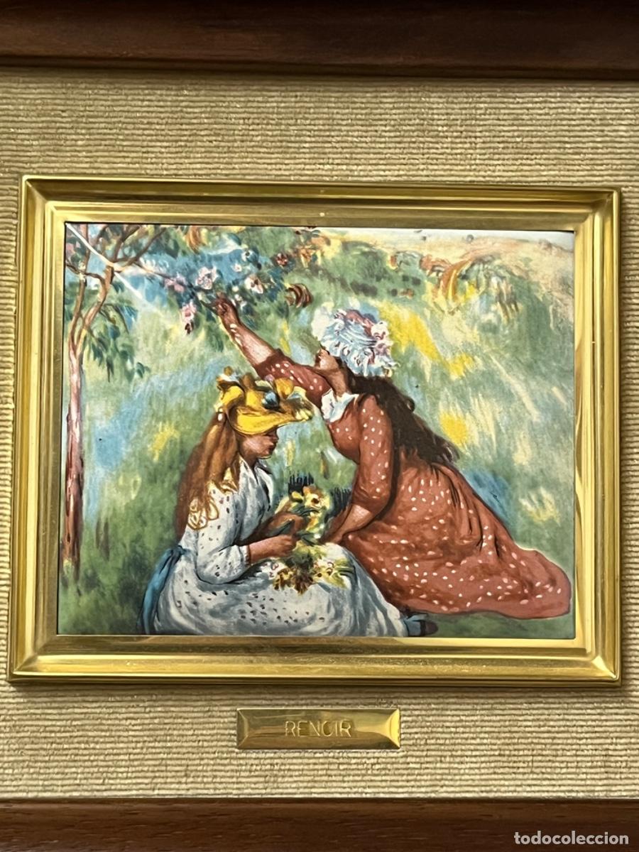 Otros objetos de arte: Bonito esmalte enmarcado. RENOIR - Foto 2