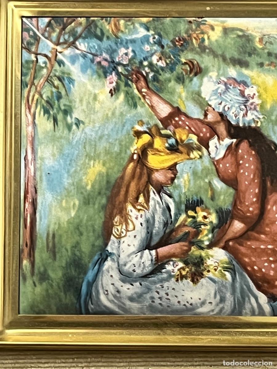 Otros objetos de arte: Bonito esmalte enmarcado. RENOIR - Foto 3