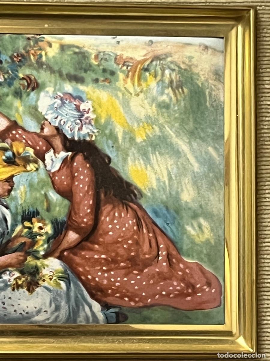 Otros objetos de arte: Bonito esmalte enmarcado. RENOIR - Foto 4