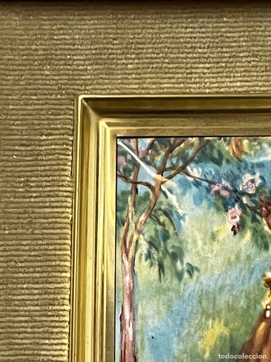 Otros objetos de arte: Bonito esmalte enmarcado. RENOIR - Foto 6