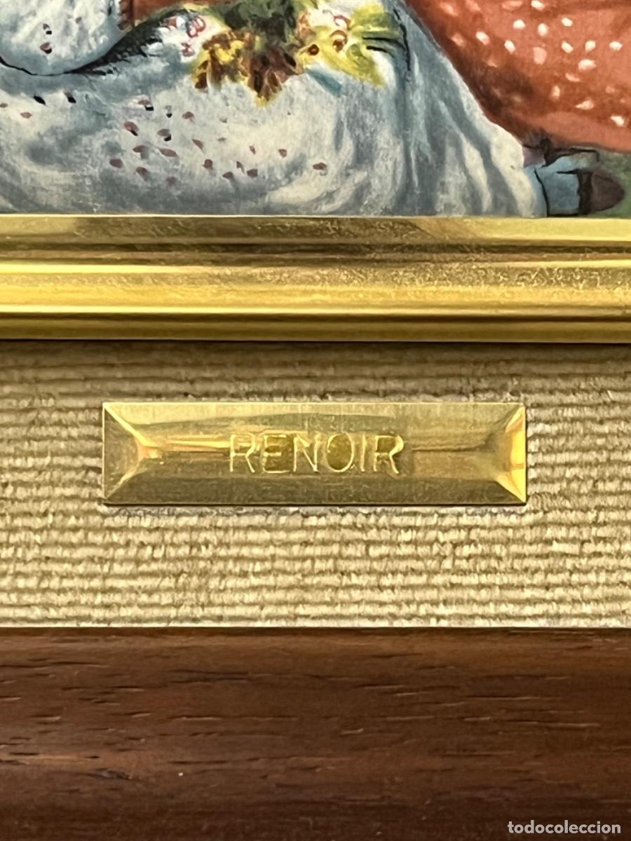 Otros objetos de arte: Bonito esmalte enmarcado. RENOIR - Foto 7