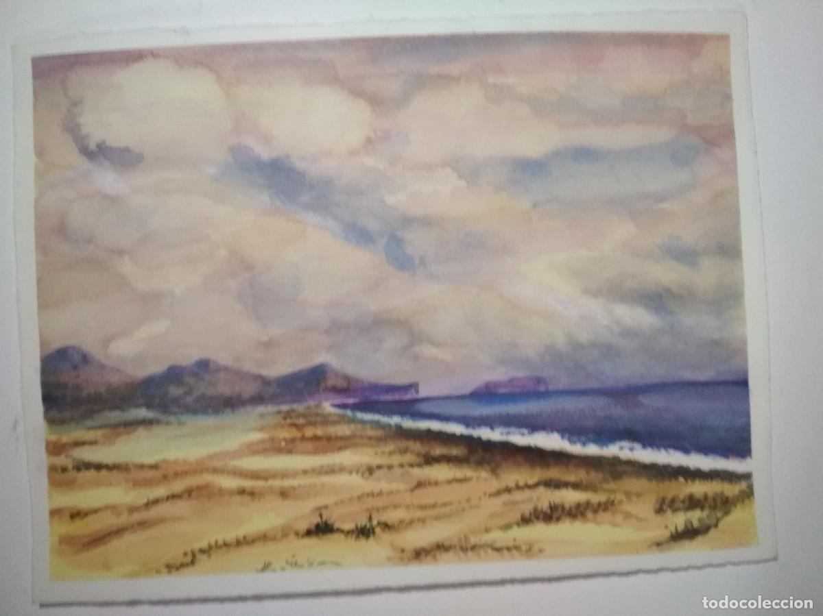 Otros objetos de arte: paisaje natural acuarela - Foto 1