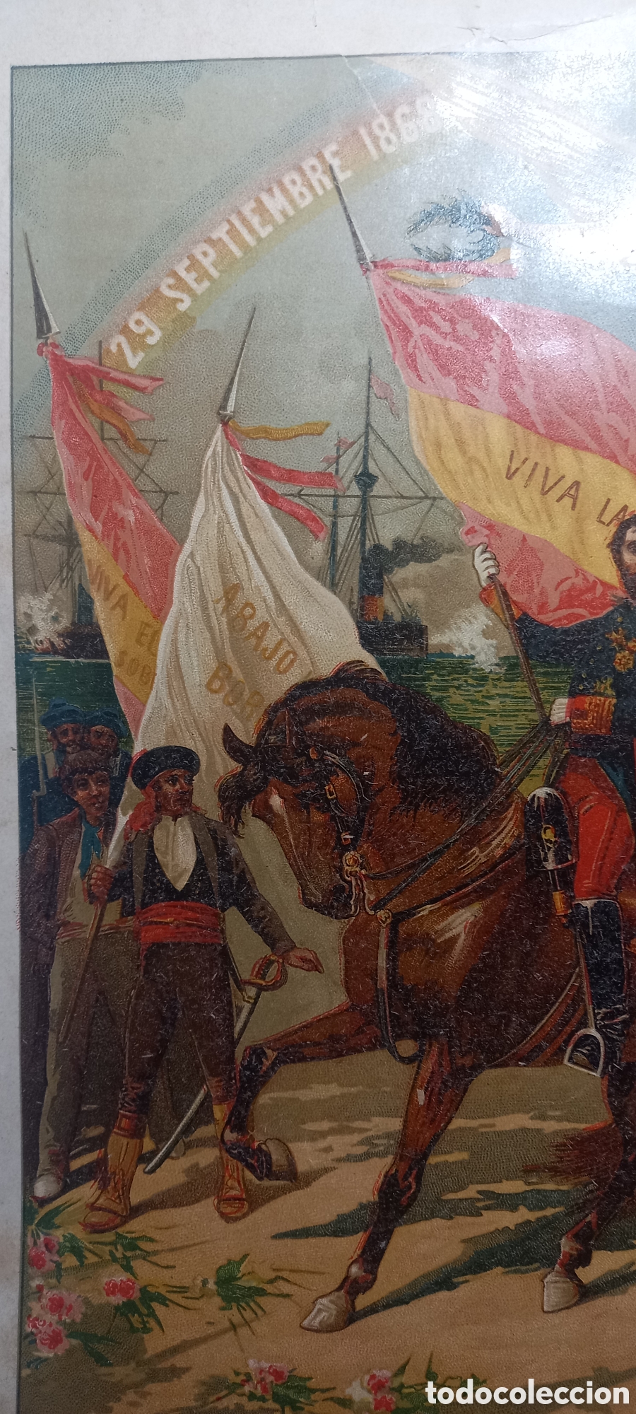 Otros objetos de arte: Estampa del General Prim1868 - Foto 6