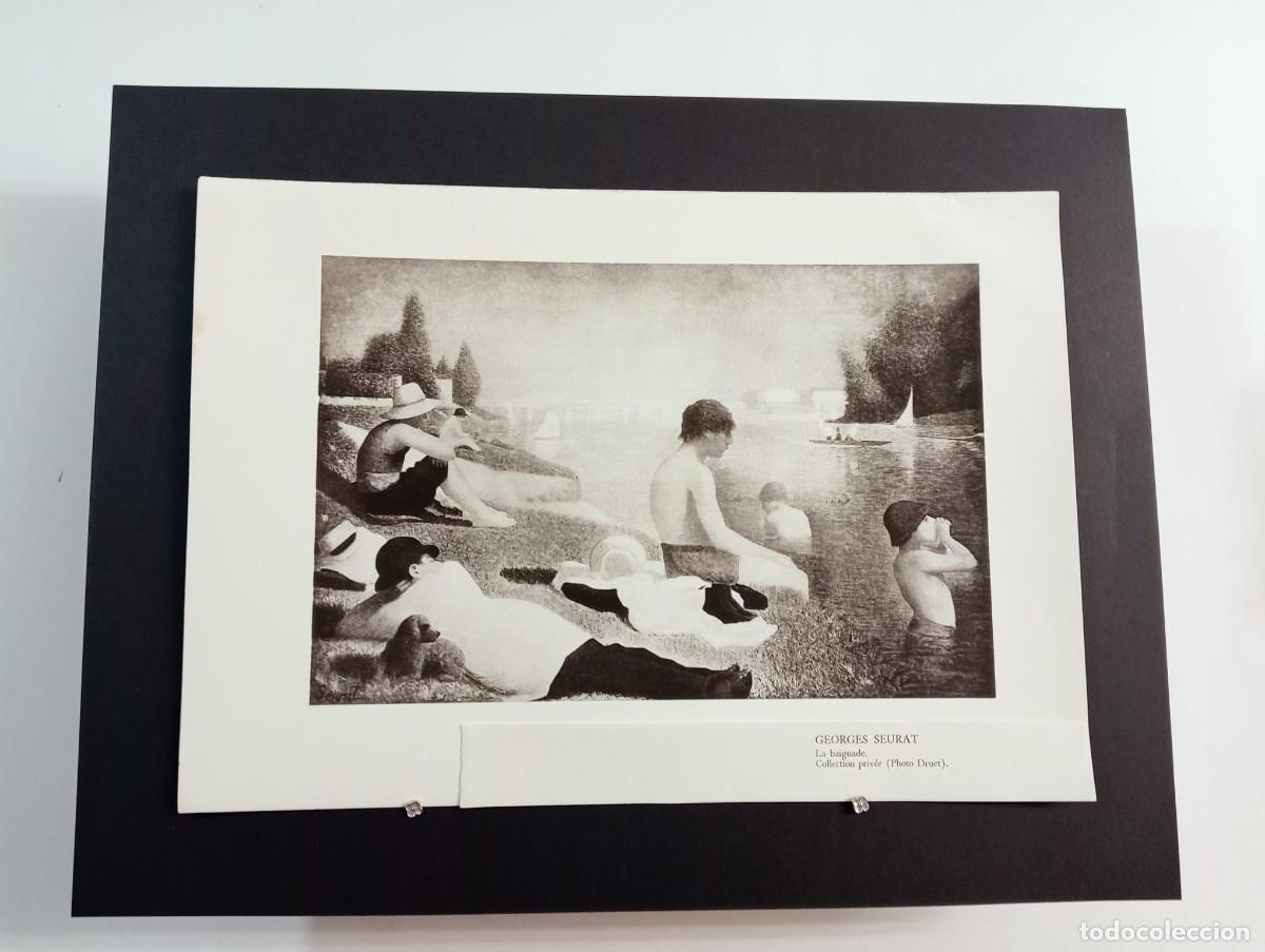 Otros objetos de arte: GEORGES SEURAT - LA BAIGNADE - &Eacute;DITIONS HYPERION 1936 / PH. DRUET - Foto 1