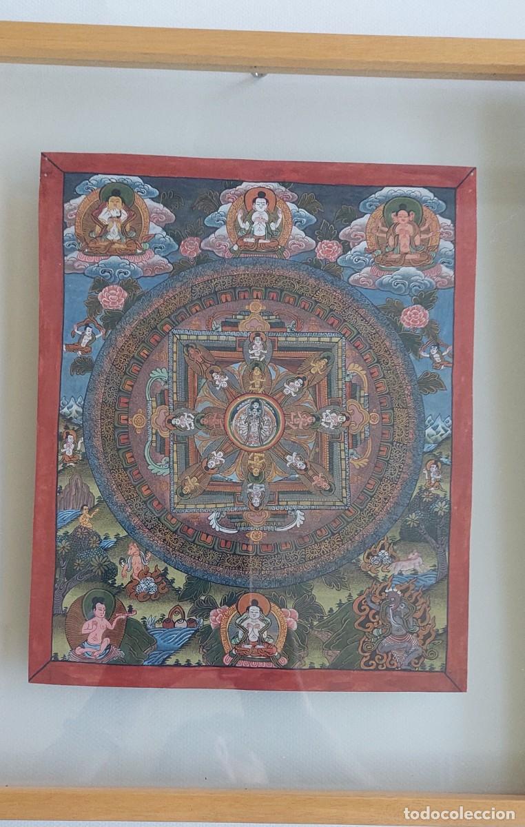 Otros objetos de arte: Tanta tibetana Enmarcada - Foto 1