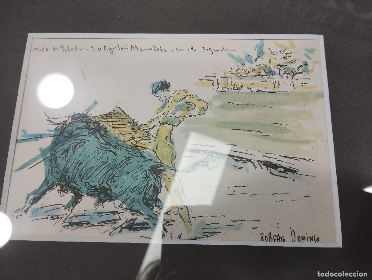 Otros objetos de arte: 2 DIBUJOS DE ROBERTO DOMINGO 1883 1956 - Foto 2