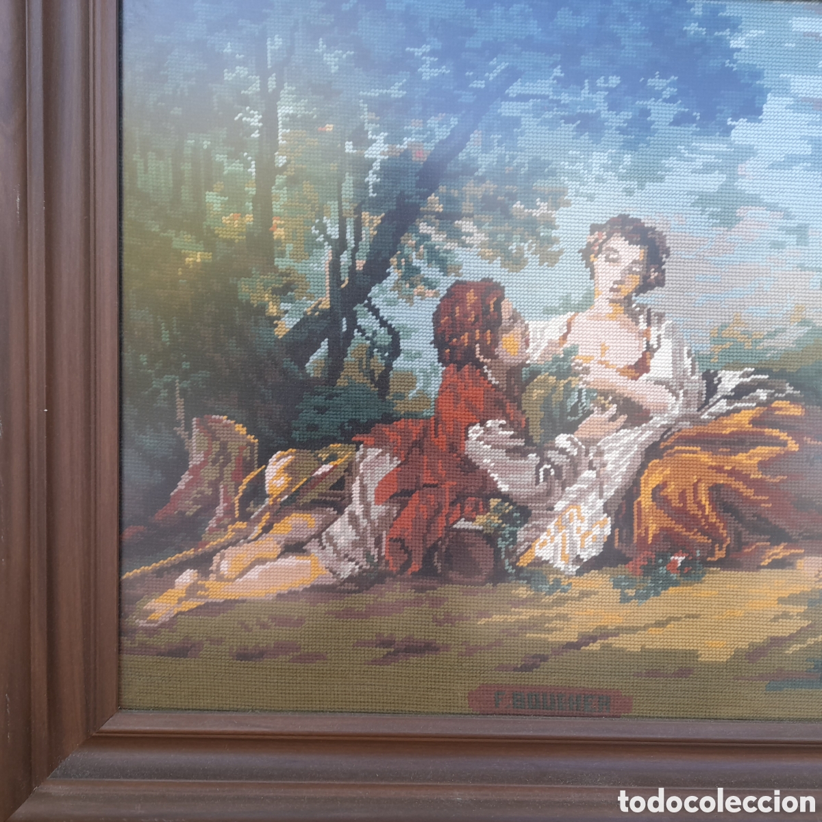 Otros objetos de arte: Cuadro petit point grande - Foto 2