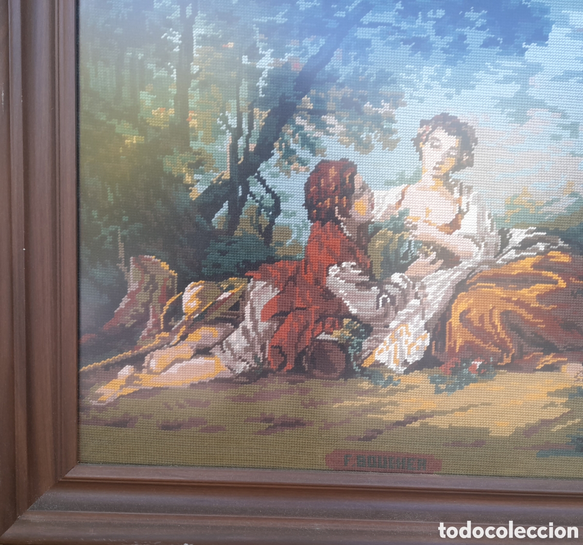 Otros objetos de arte: Cuadro petit point grande - Foto 4