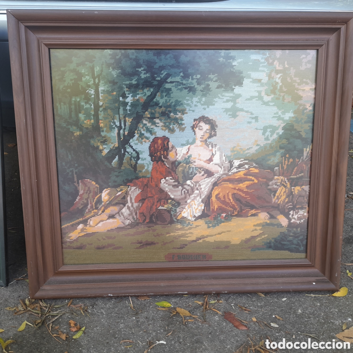 Otros objetos de arte: Cuadro petit point grande - Foto 5