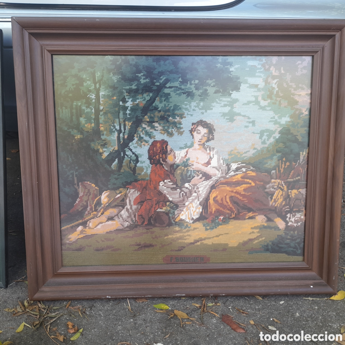 Otros objetos de arte: Cuadro petit point grande - Foto 6