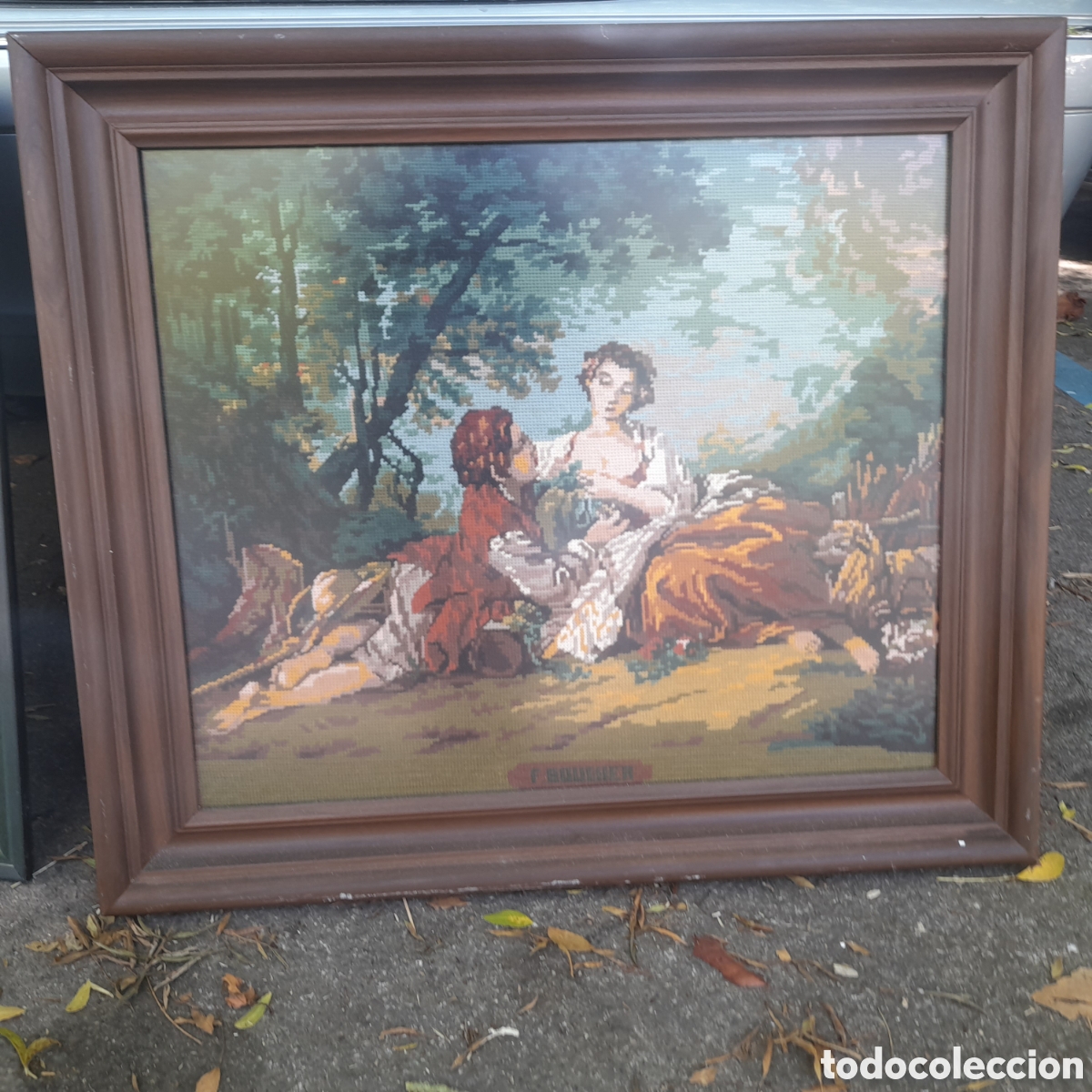 Otros objetos de arte: Cuadro petit point grande - Foto 7