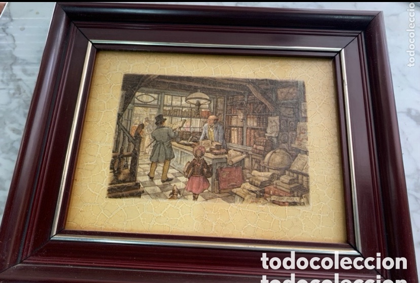 Otros objetos de arte: Antiguo Cuadro Anton Pieck - Foto 1